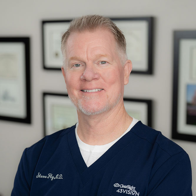 Dr. Stephen Fly OD - Clearsight LASIK and Lens - is an optometrist that has provided pre and post-operative care for thousands of our vision correction patients. He is a precious Clearsight LASIK and Lens patient.