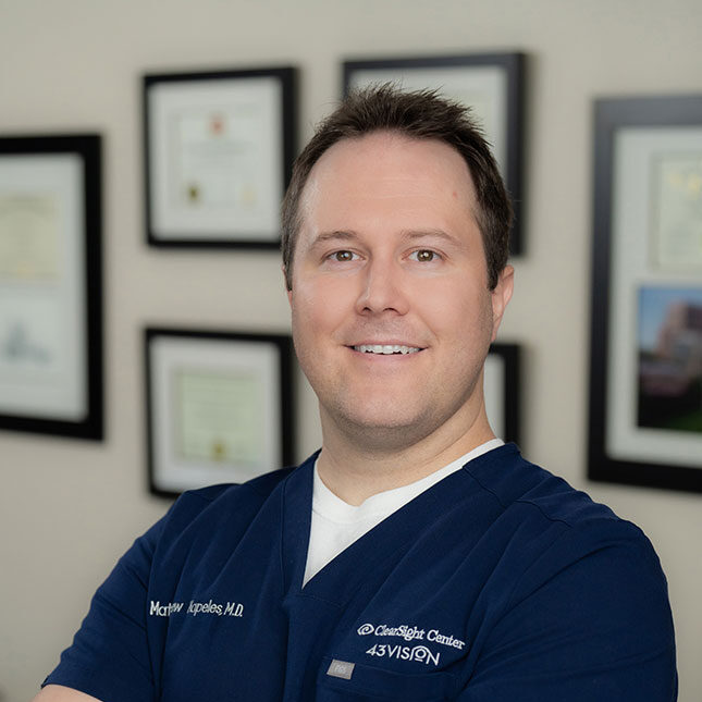 Dr. Matthew Kapeles MD - Clearsight LASIK and Lens - is a fellowship trained ophthalmologist specializing in all forms of vision correction. He is part of the Oklahoma City Clearsight LASIK and Lens team.