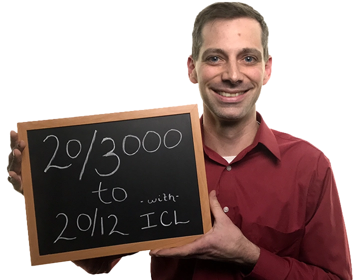 A Clearsight LASIK and Lens patient very excited about the results of his successful EVO ICL - which a removable LASIK alternative. Clearsight LASIK and Lens only offers their patients the best of vision technology and options for vision correction.