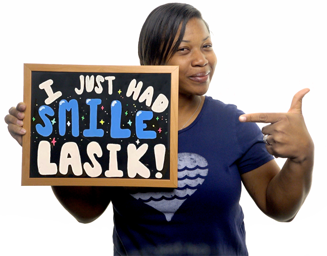 A Clearsight LASIK and Lens patient thrilled about the successful results of her recent SMILE LASIK eye surgery. Clearsight LASIK and Lens offers patients several options for vision care.