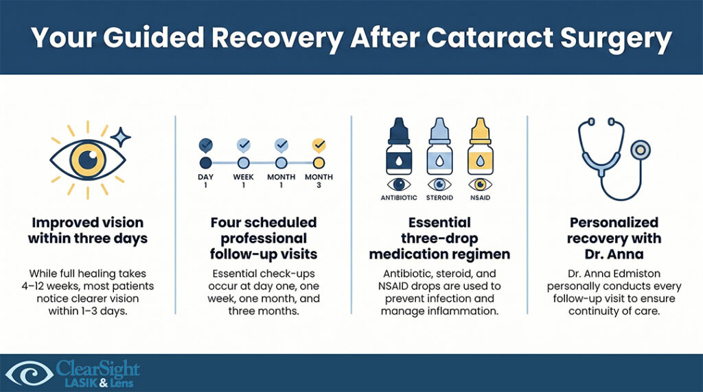 post-op cataract surgery care